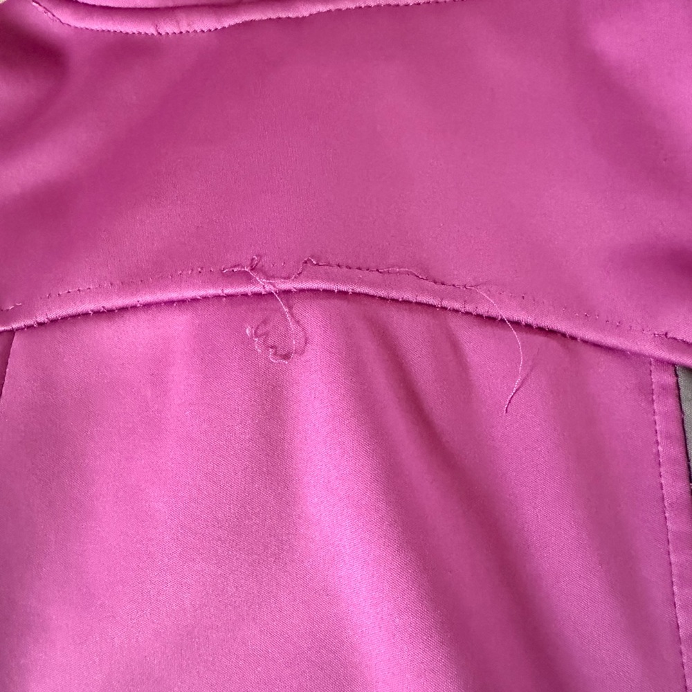 Reebok Girls Purple and Gray Hooded Softshell Jacket - Picture 4 of 4